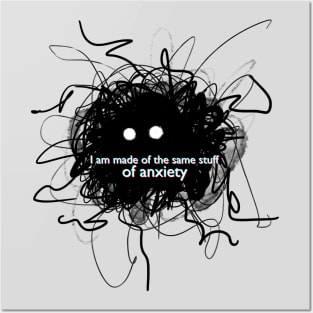Anxiety monster Posters and Art
